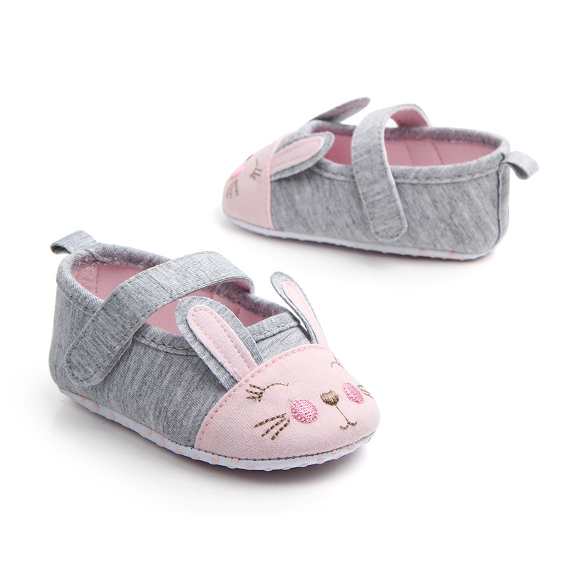 WALKERS Giày Vải Cotton Đế Mềm Chống Trượt Cho Bé Gái Tập Đi