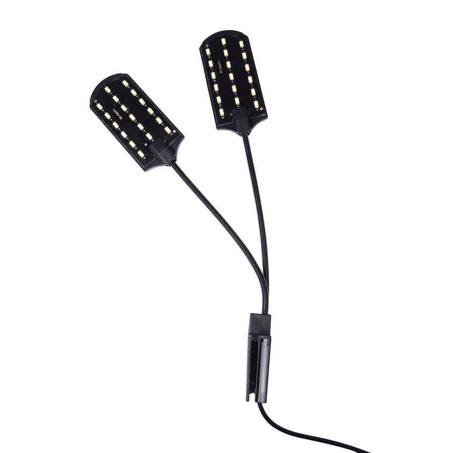 【Fitslim】Đèn LED chiếu sáng bể cá 2 đầu với phích cắm EU