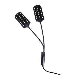 Đèn LED chiếu sáng bể cá 2 đầu với phích cắm EU