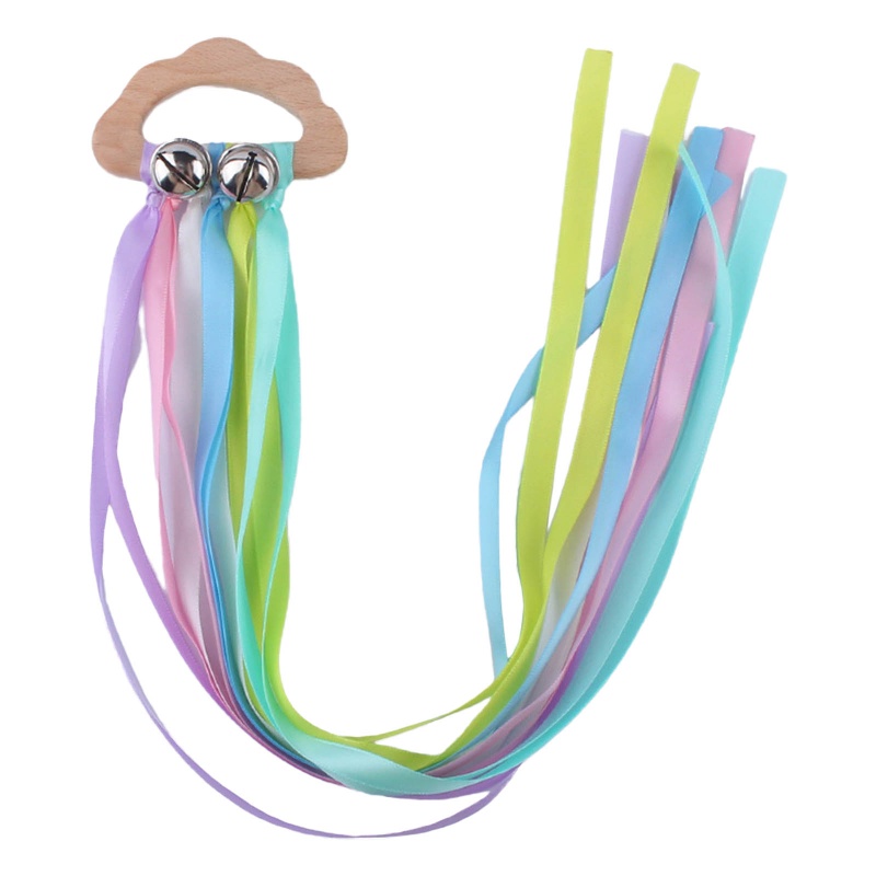 Đồ Chơi Lục Lạc Hình Đám Mây Cầu Vồng Có Chuông Cho Bé Mọc Răng