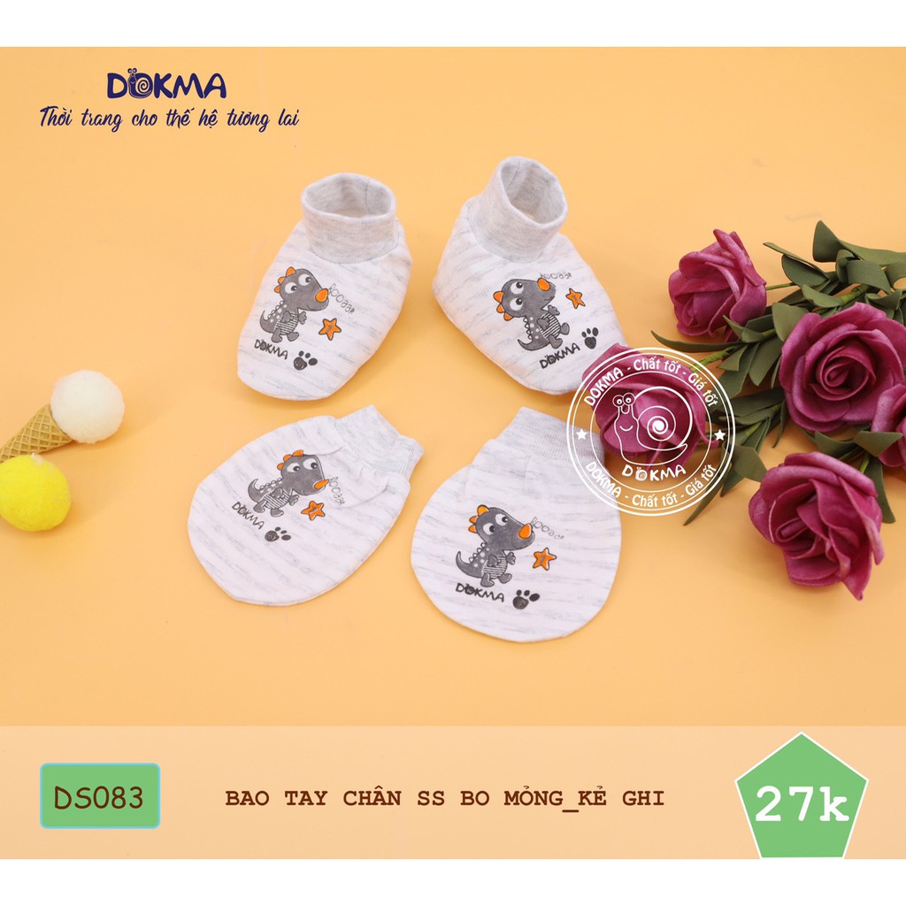 Set bao tay, bao chân bo dày Dokma (set gồm 1 đôi bao tay, 1 đôi bao chân)