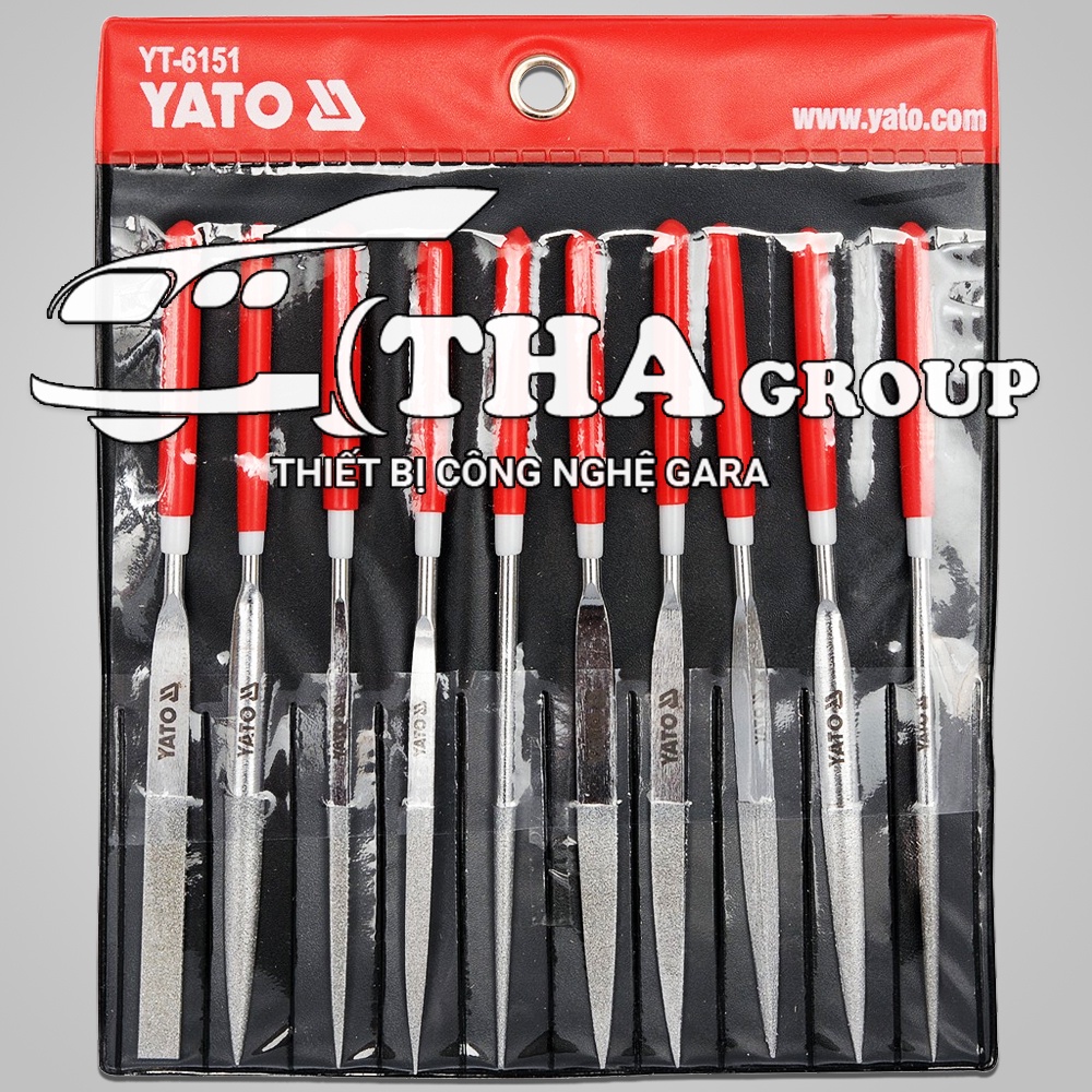 Bộ giũa kim 10 chi tiết Yato YT-6151