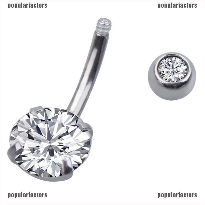 Khuyên Rốn Đính Đá Pha Lê Dễ Thương