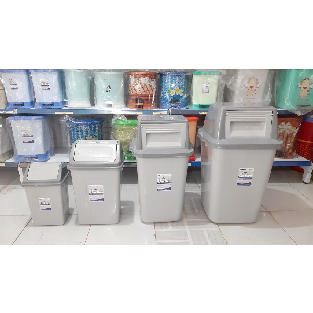 Thùng rác nắp lật Duy Tân đủ các size (NHỎ - TRUNG - LỚN - ĐẠI)