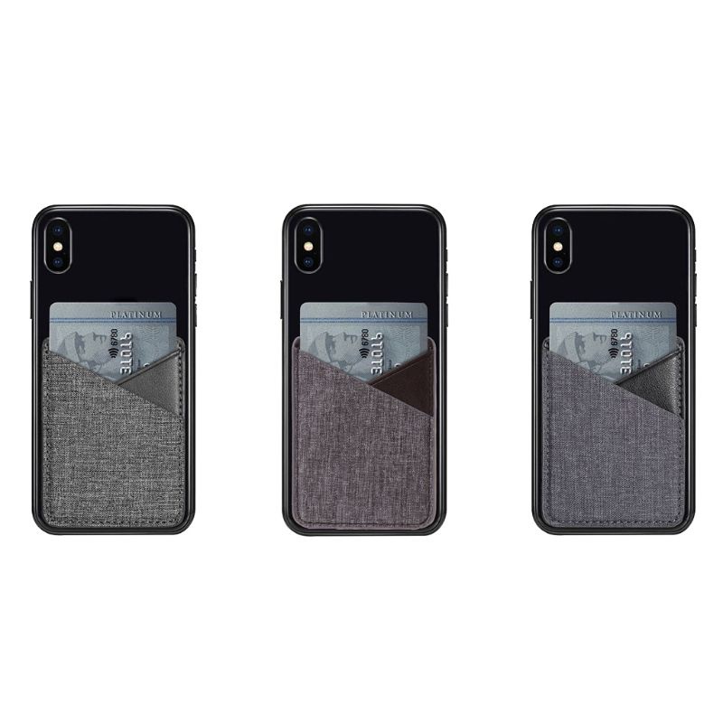 Ví Đựng Thẻ ID Bằng Vải Canvas Siêu Mỏng