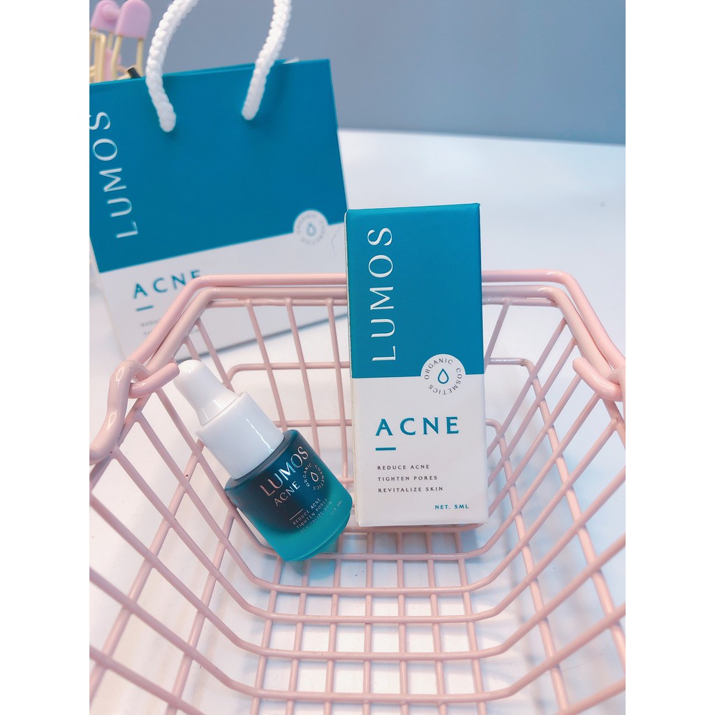 Serum ngừa mụn Lumos Acne lọ 5ml, ngăn ngừa mụn, xóa mụn se khít lỗ chân lông Mit Beauty | BigBuy360 - bigbuy360.vn