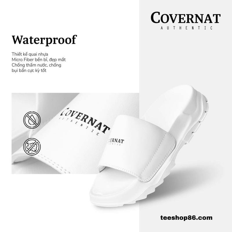 Dép Covernat - Full Trắng New 2022