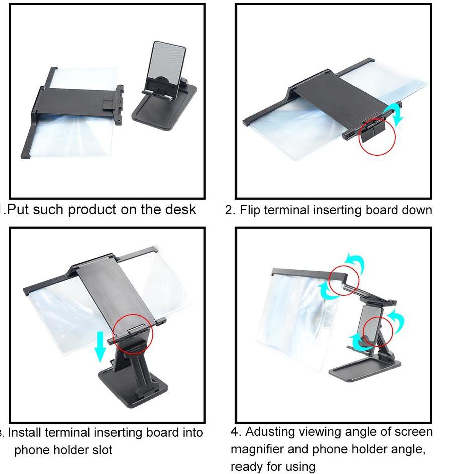 Giá Đỡ Phóng To Màn Hình Điện Thoại F12 12 Inch | BigBuy360 - bigbuy360.vn