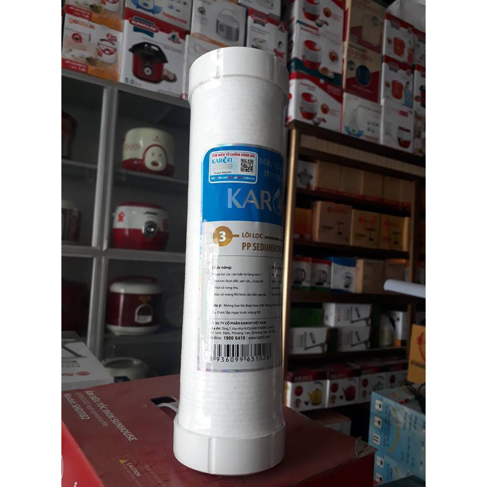 Lõi lọc nước số 3 Karofi(tem cào chính hãng)