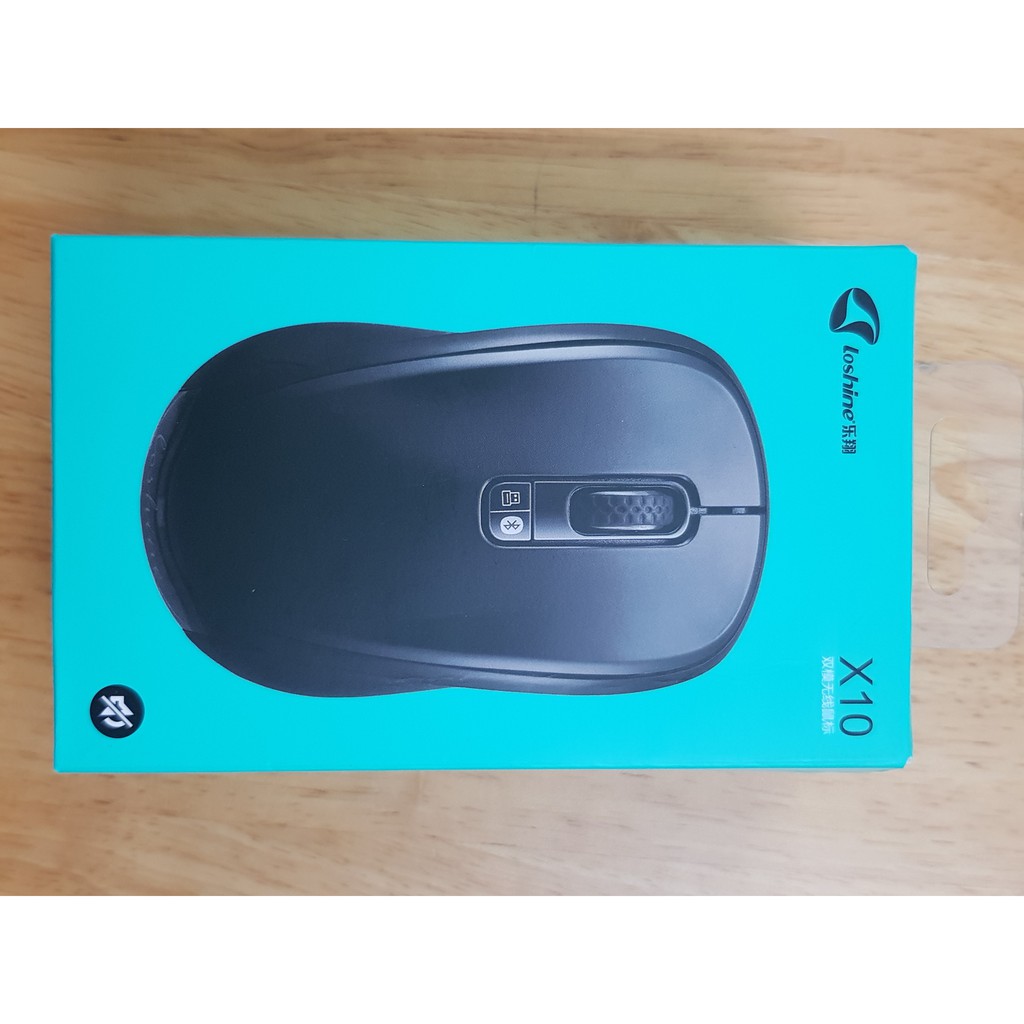 Chuột không dây wirelss BLUETOOTH hiệu LOSHINE X10 chính hãng.