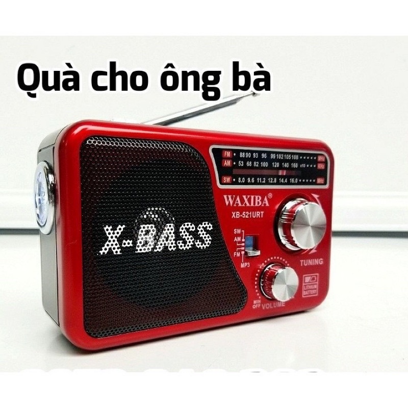 Đài Radio XBass 521  Công suất lớn Mua tặng ông bà bố mẹ