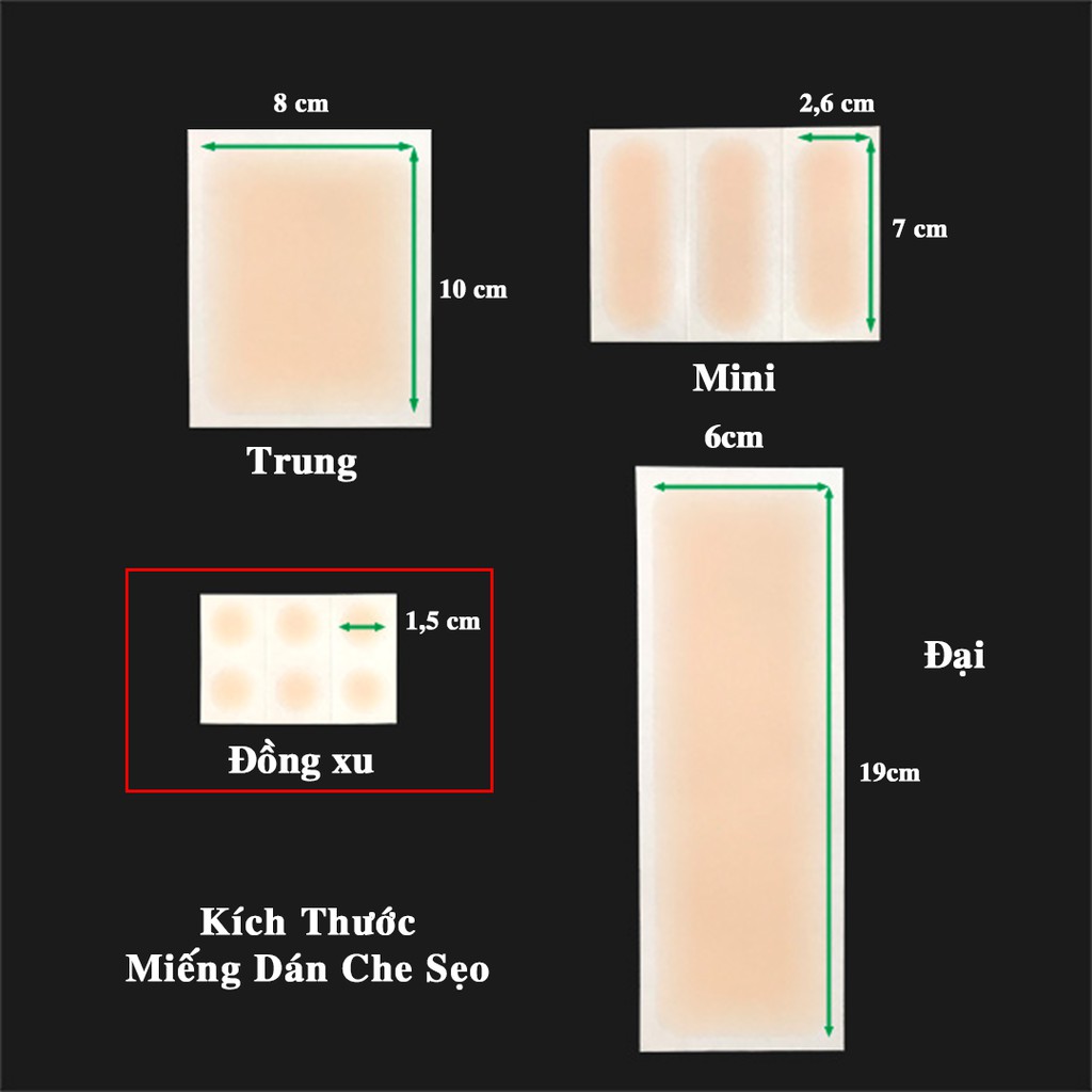 Miếng dán che nốt ruồi che sẹo mụn Sakura 1,5cm che khuyết điểm tiệp màu da, chống nước 3-5 ngày | BigBuy360 - bigbuy360.vn