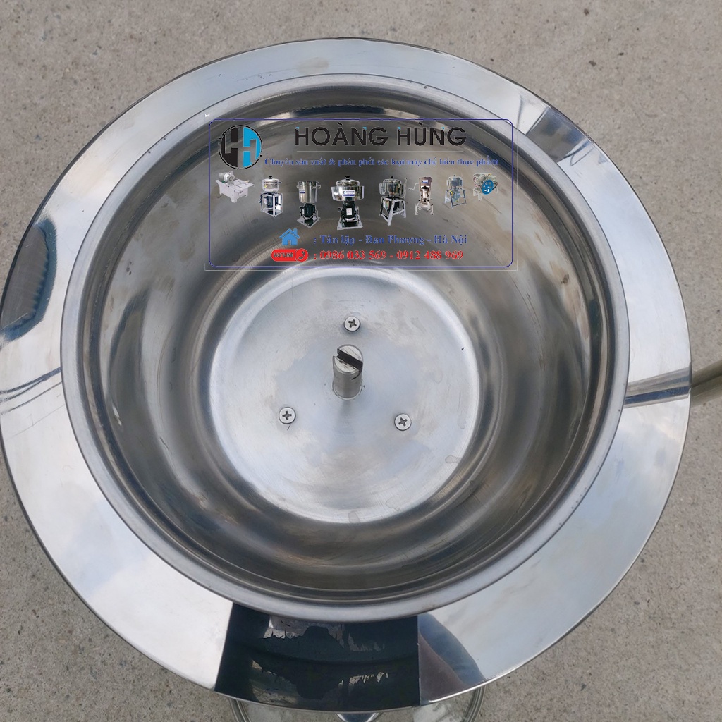 [DAO THẢ]Máy xay giò chả gia đình có bao đá khung A INox công suất 1.1KW - Dao thả nồi 22CM