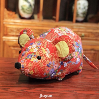 Holiday Desktop Chinese Stuffed Soft Festival Party Home Decor Mouse Plush Toy