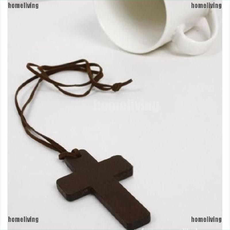 [homeliving] Vòng cổ Mặt Thánh Giá Bằng Gỗ Tổng Hợp