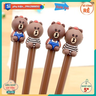 Sỉ 10 bút hình gấu Brown Bear  37k