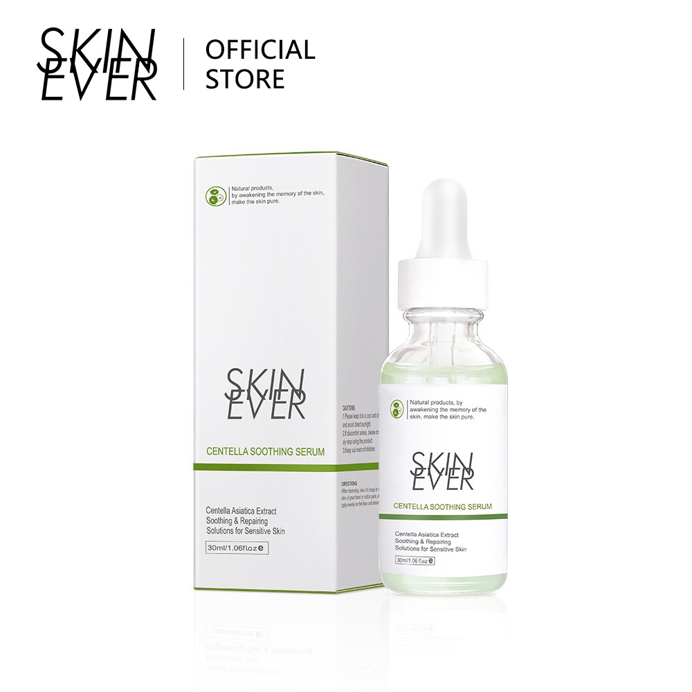 Serum SKIN EVER chiết xuất cây trà/ nho biển giữ ẩm/ rau má/ cà phê loại bỏ quầng thâm 30ml