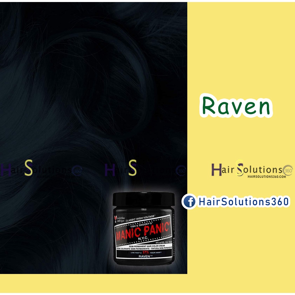 Thuốc nhuộm tóc Manic Panic Raven - Hairsolutions360