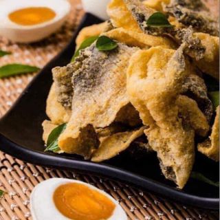 Hủ 250G da cá trứng muối singapore