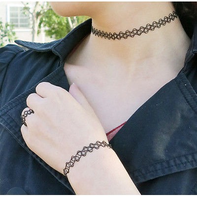 Vòng cổ, tay, chân Tattoo Chokers nhiều mẫu