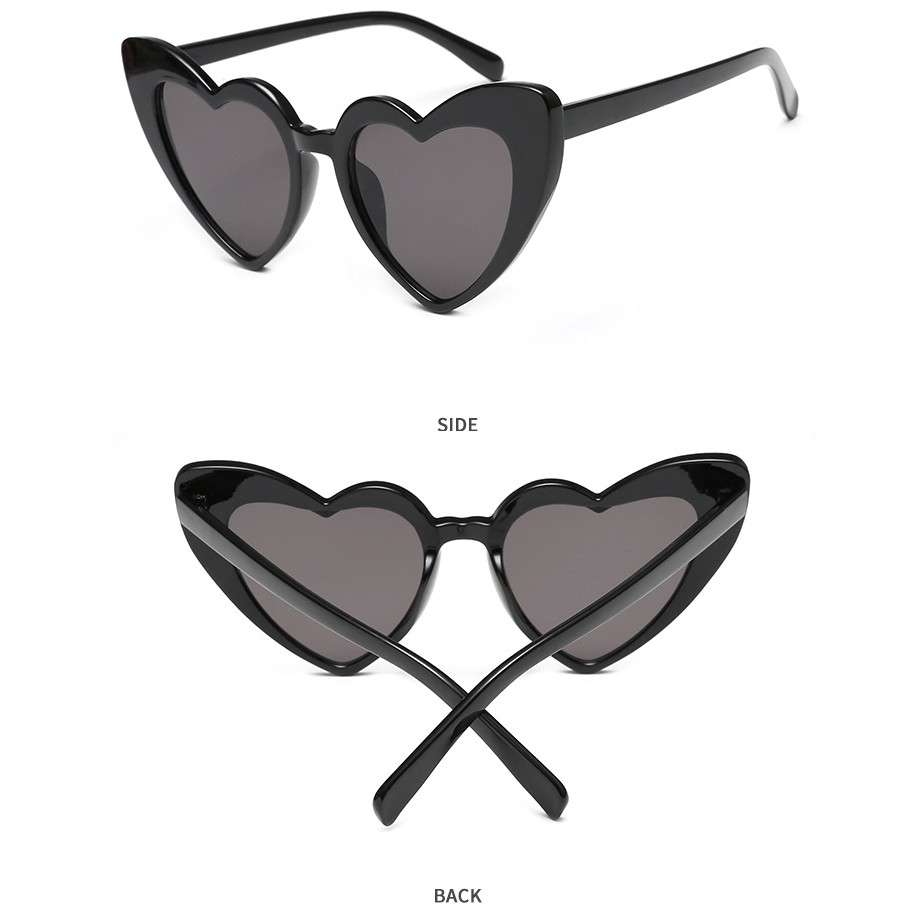 Kính mát gọng trái tim phong cách vintage cho nữ Samjune