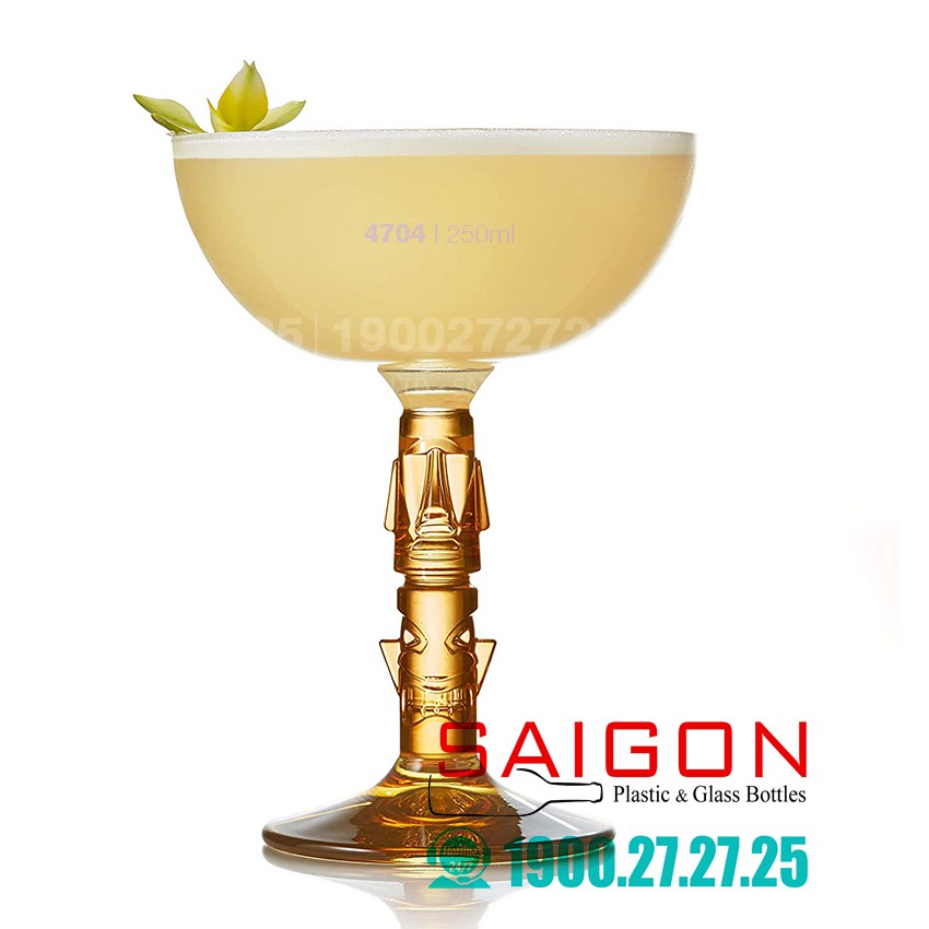 Ly Thủy Tinh Cao Cấp Tiki Mai tai 200ml , 250ml | Tùy Chọn dung Tích Và Kiểu Dáng,  Nhập khẩu E.U