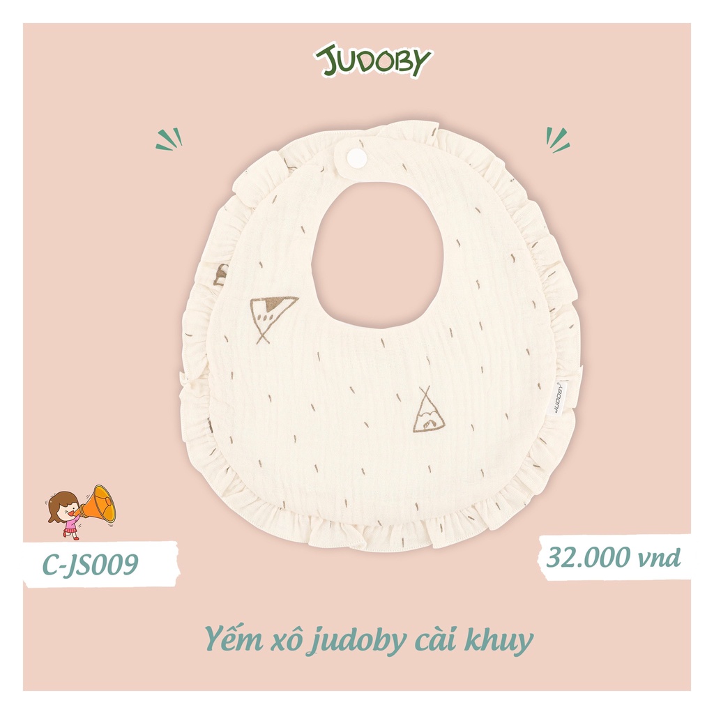 Yếm xô cài khuy cho bé Dokma DS318