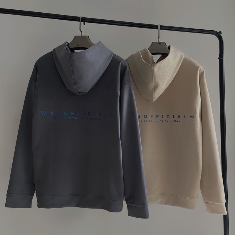 Áo Hoodie Suede Holo WNS - Hoodie da lộn chính hãng