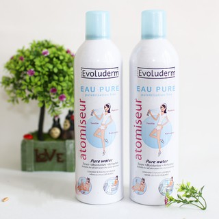 Xịt Khoáng Cấp Ẩm Evoluderm Eau Pure Pháp 400ML