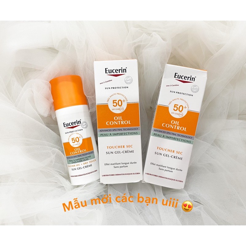 Kem chống nắng Eucerin oil control spf 50+