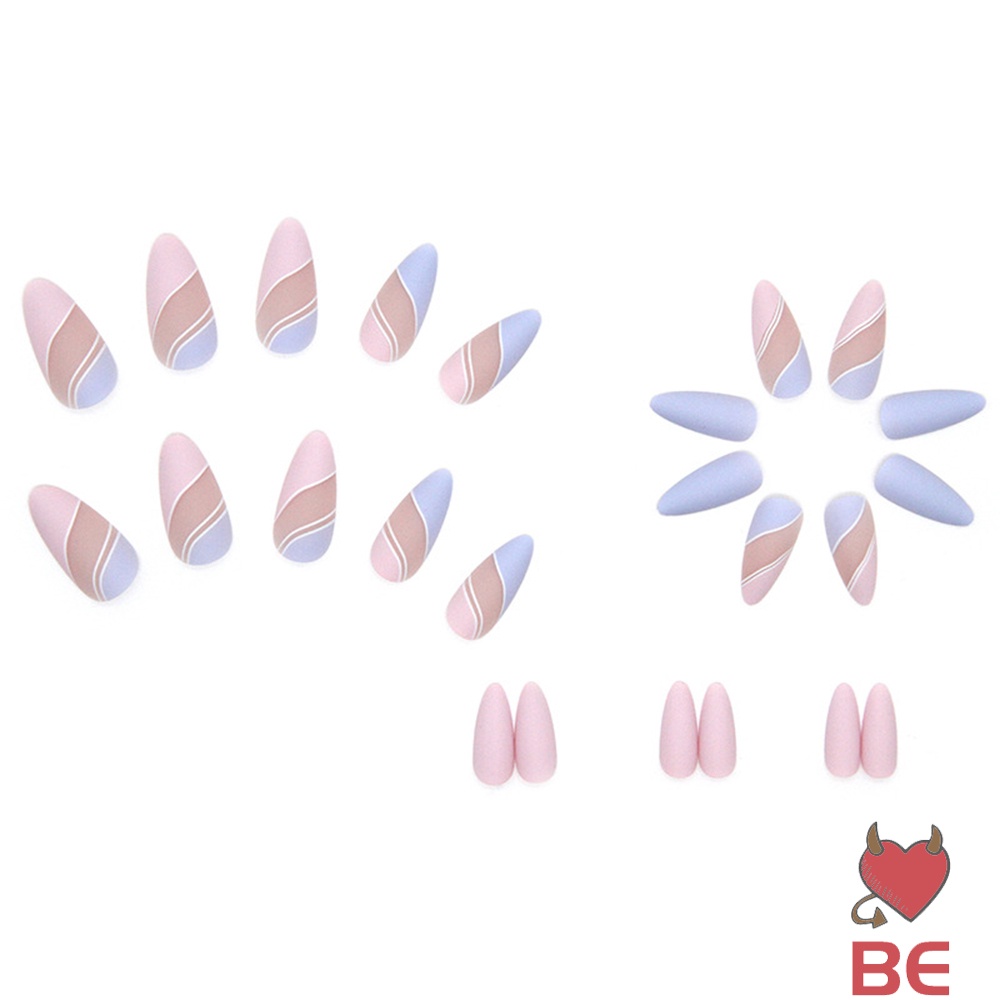 Set 24 móng tay giả YADORNOS tự trang trí cho salon