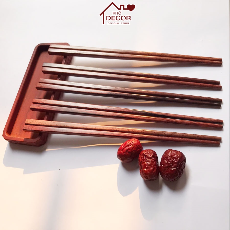Đũa Phố Decor Chất Gỗ Trắc Mộc Tự Nhiên Cao Cấp
