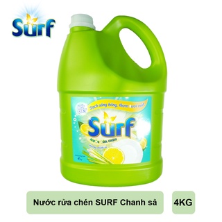 Nước Rửa Chén SURF Hương Chanh Sả Can 4kg