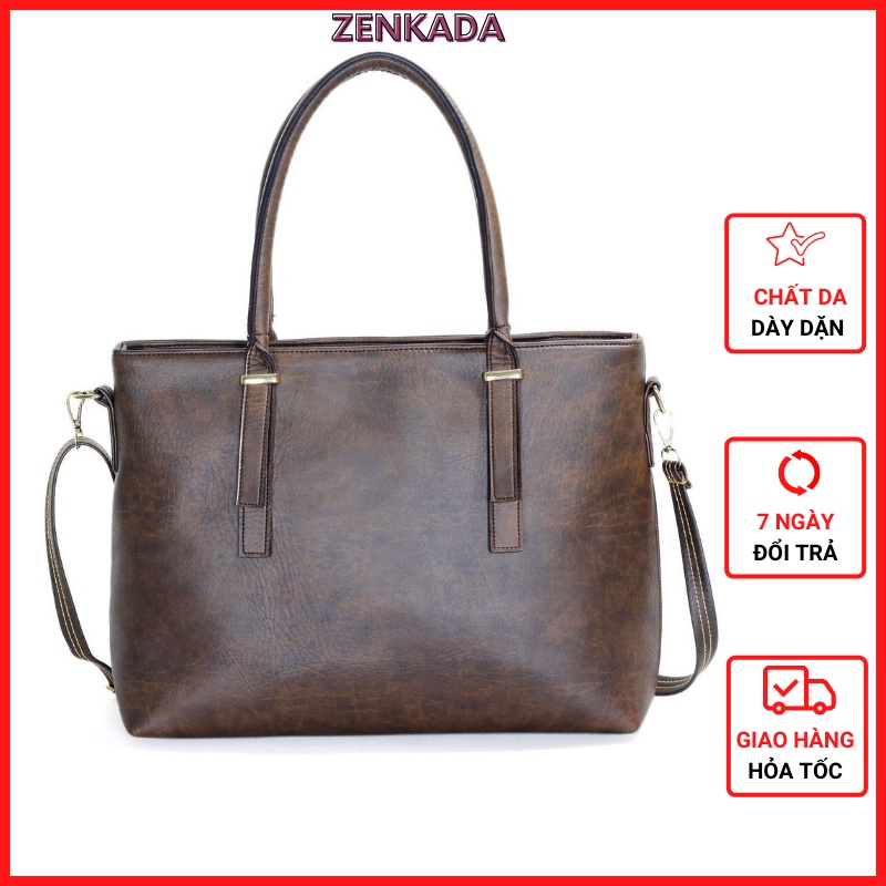 Túi xách nữ công sở cỡ lớn Zenka đựng vừa laptop