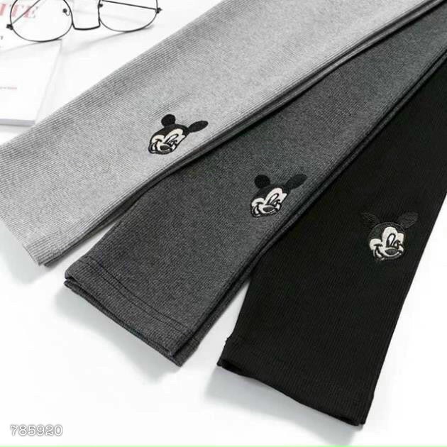 QUẦN LEGGING THÊU GẤU