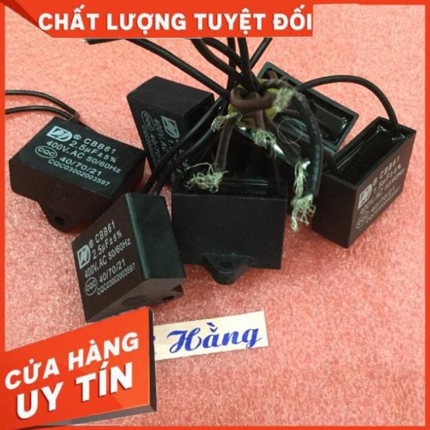 [BánChạy] Tụ quạt 2 M/400 v giá cho 5 chiếc [GiáTốt]