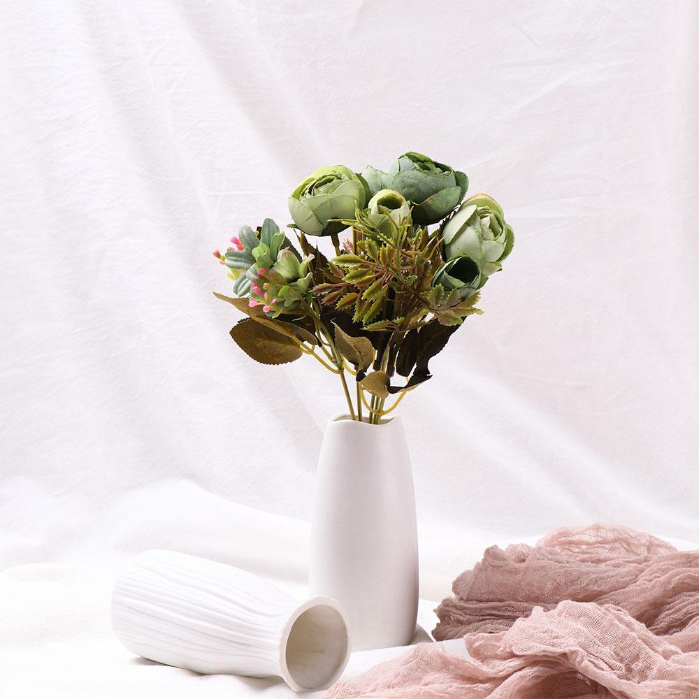MUVAKO 1 Bó Hoa Cúc Nhân Tạo Handmade Trang Trí Tiệc Cưới