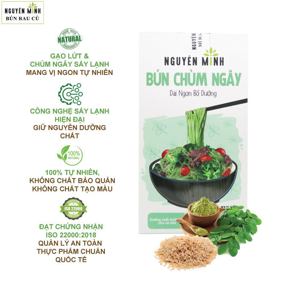 Bún Chùm Ngây Nguyên Minh Hộp Giấy 300g