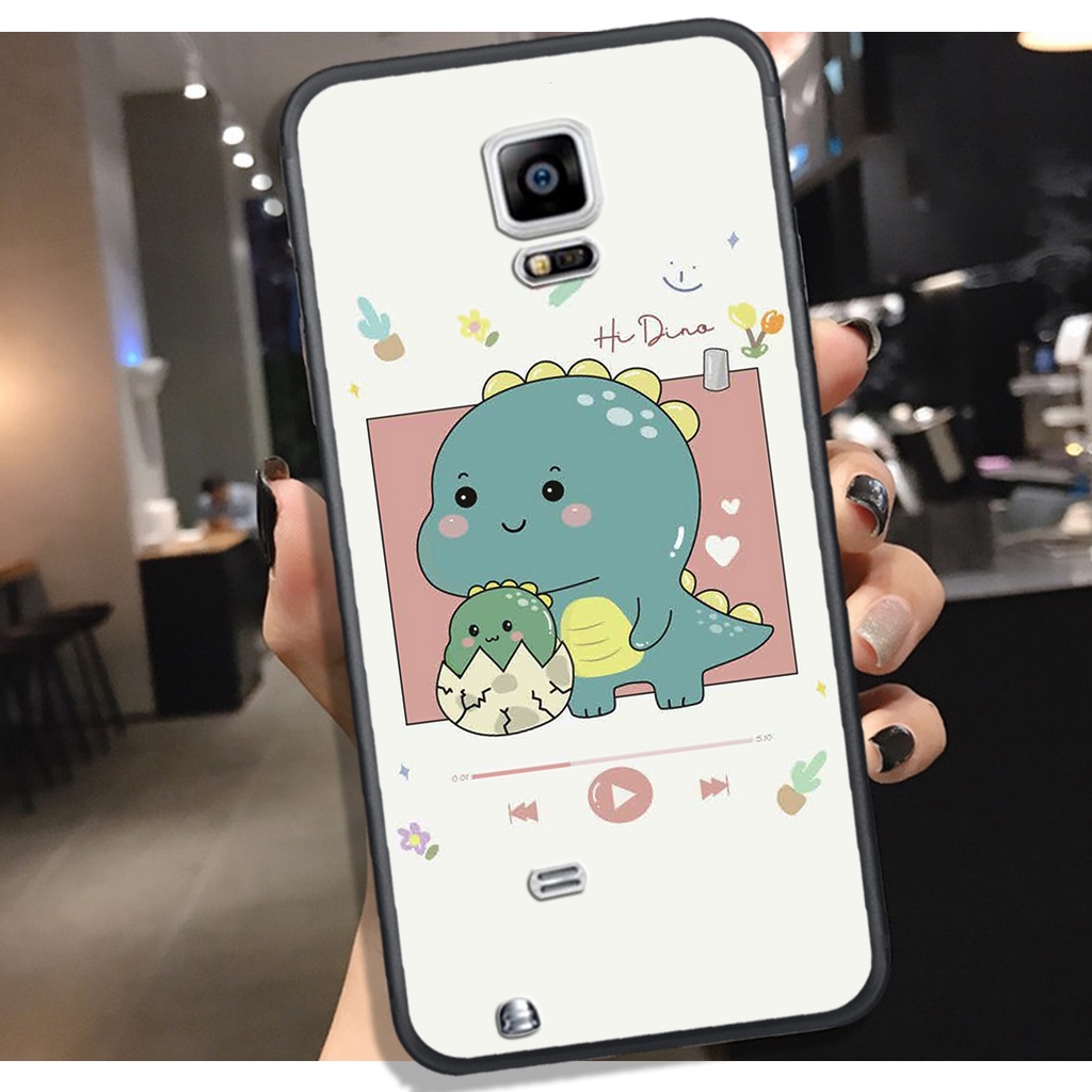 ỐP SAMSUNG NOTE 3 - NOTE 4 - NOTE 5 - NOTE 7 - NOTE FE , IN HÌNH KHỦNG LONG CHIBI SIÊU DỄ THƯƠNG.