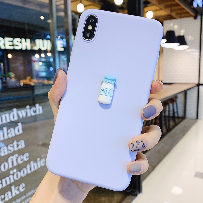 Ốp điện thoại từ TPU họa tiết chai sữa 3d cho Xiaomi Redmi Note4/5/6/7/8Pro K20 Mi9t 5Plus S2 6A 7A 8A Note5A