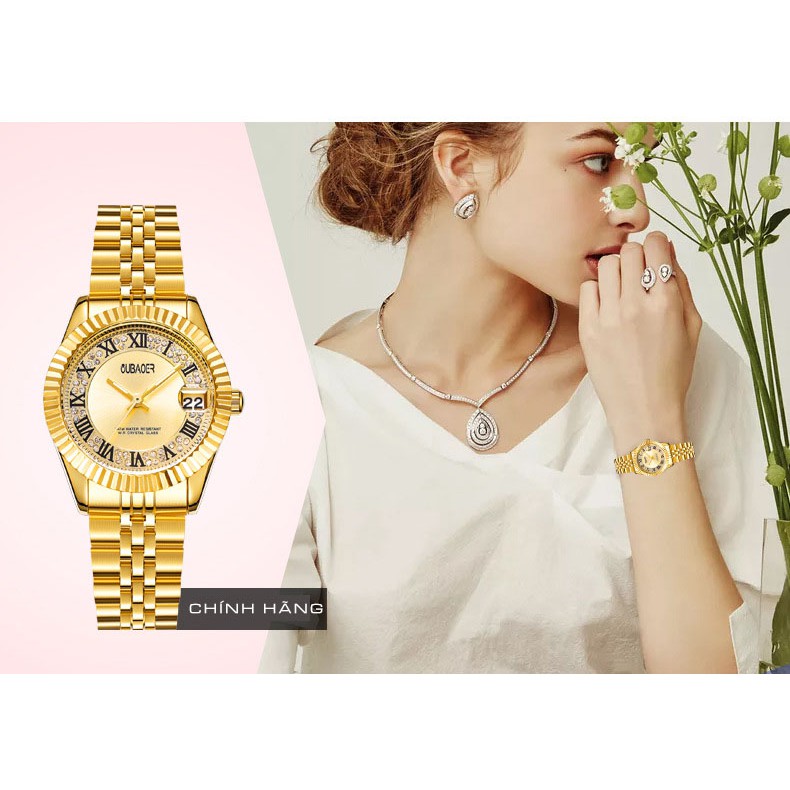 Đồng hồ Nữ OUBAOER LUXURY - Dây Demi siêu sang + Tặng Hộp & Pin | BigBuy360 - bigbuy360.vn