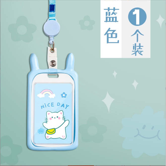 Bao đựng thẻ học sinh, nhân viên hình tai thỏ dễ thương BAG U THETAITHO24
