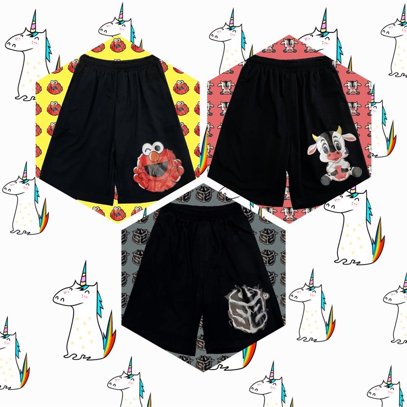 Quần Short Thun Unisex Hình Ảnh Thật(Có Nhiều Mẫu)
