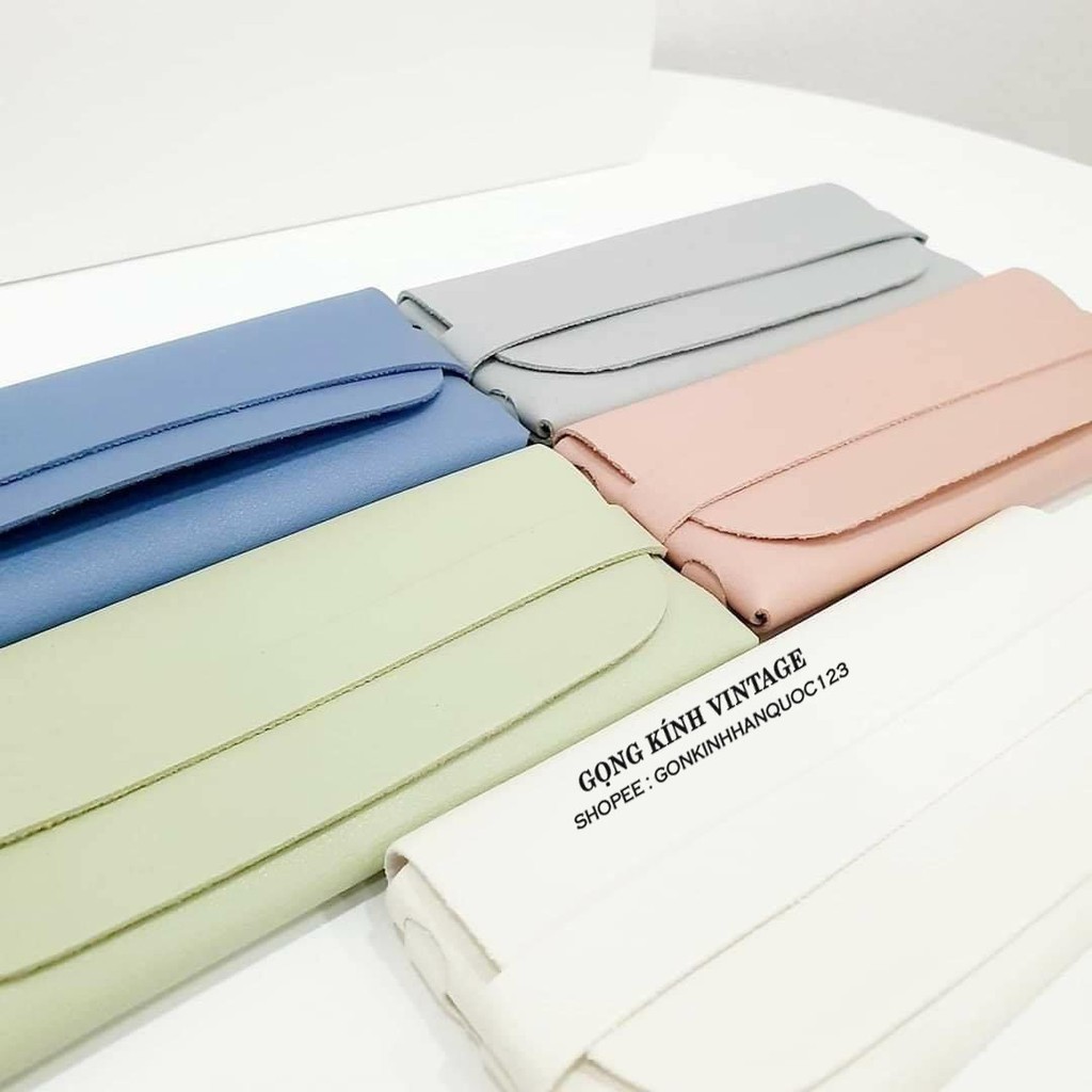 Hộp đựng kính thời trang, ví da đựng kính , chống va đập Fiveminutes tặng kèm khăn lau Hot 2021 | BigBuy360 - bigbuy360.vn