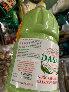 Muối ớt xanh Dasavi 2.6kg