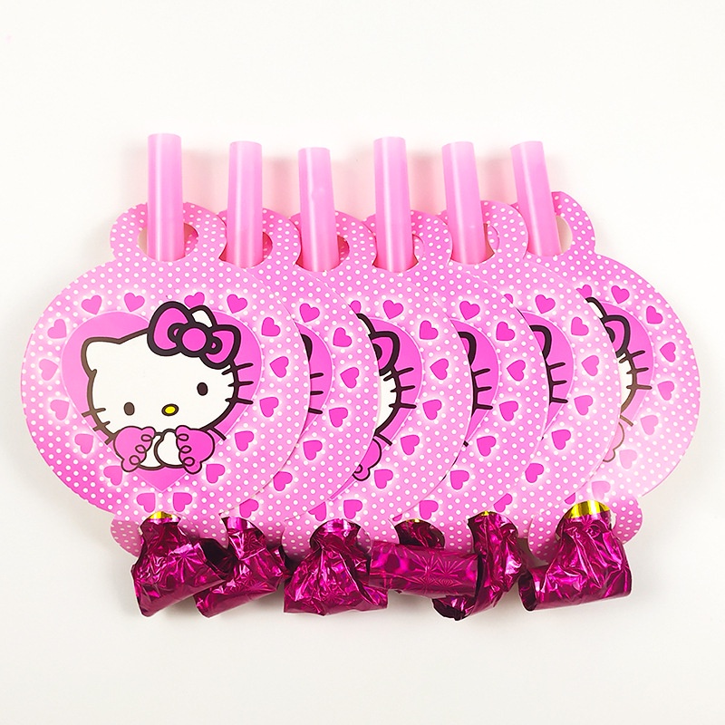 Hello Kitty Đĩa Giấy Trang Trí Tiệc Sinh Nhật Cho Bé