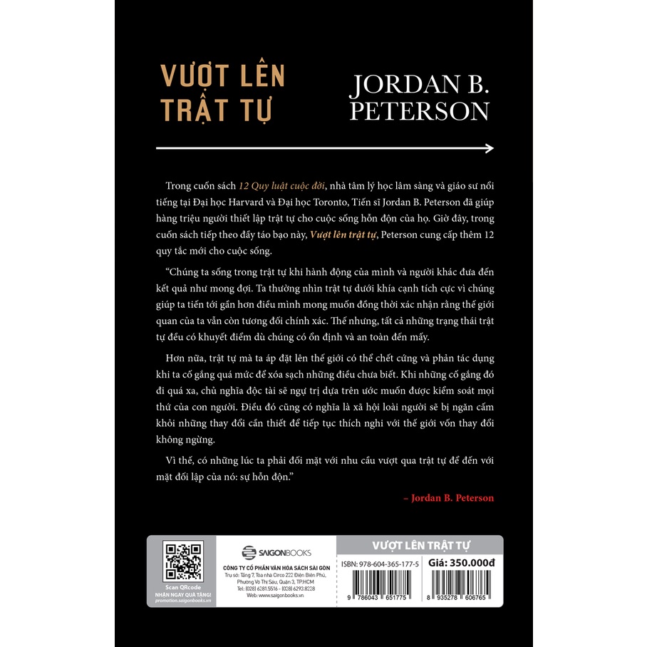 SÁCH - Beyond Order - Vượt lên trật tự - Tác giả Jordan B. Peterson