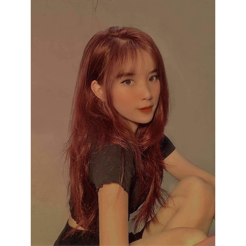 Thuốc nhuộm tóc màu đỏ fire kèm oxy và gang tay- Tẩy tóc/nâng tone