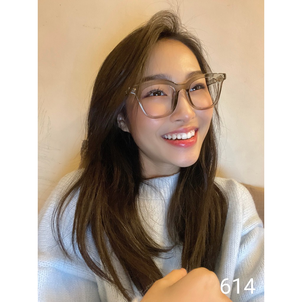 Gọng kính thời trang nam nữ LILYEYEWEAR mắt vuông dễ đeo phù hợp với nhiều khuôn mặt 614