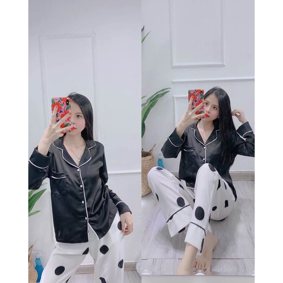 Bộ Pijama Lụa Cao Cấp( Satin)Dài Dài | BigBuy360 - bigbuy360.vn